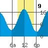 Tide chart for Kachemak Bay, Halibut Cove, Alaska on 2023/11/9