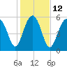 Tide chart for Hampton River entrance, Georgia on 2023/01/12