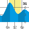 Tide chart for San Juan Island, Washington on 2024/01/31