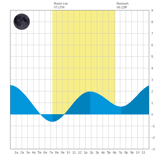 Tide chart for Indian Shores Beach on 2025/01/29