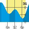 Tide chart for Shelter Bay, La Conner, Washington on 2024/05/31