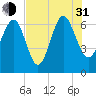 Tide chart for daymark 239, Mackay River, Georgia on 2021/07/31