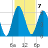 Tide chart for daymark 239, Mackay River, Georgia on 2023/01/7