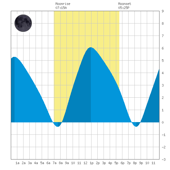 Tide Chart for 2021/02/11