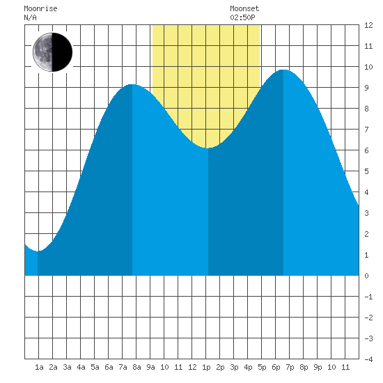 Tide chart for Trap Point on 2024/11/22