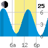 Tide chart for N Newport River (Daymark 119), Newport River, Georgia on 2022/01/25