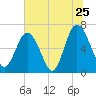 Tide chart for N Newport River (Daymark 119), Newport River, Georgia on 2022/06/25