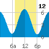 Tide chart for N Newport River (Daymark 119), Newport River, Georgia on 2023/01/12