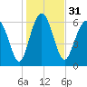 Tide chart for N Newport River (Daymark 119), Newport River, Georgia on 2023/12/31