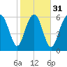 Tide chart for N Newport River (Daymark 119), Newport River, Georgia on 2024/01/31