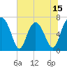 Tide chart for S Newport Cut, Georgia on 2025/06/15