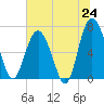 Tide chart for S Newport Cut, Georgia on 2025/06/24