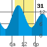 Tide chart for Olympia, Washington on 2024/01/31