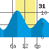 Tide chart for Port Gamble, Washington on 2024/01/31