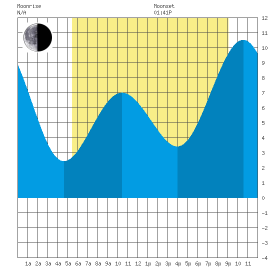 Tide chart for Port Ludlow on 2025/07/17