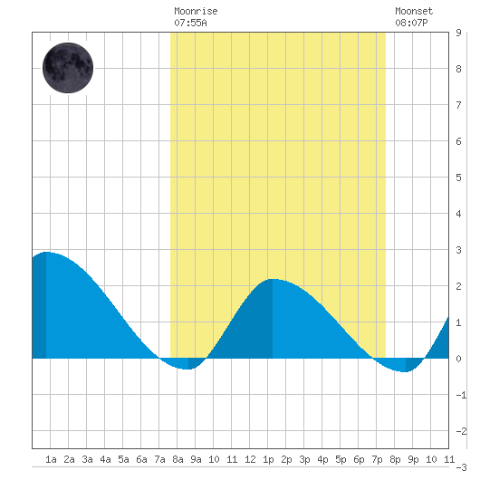 Tide chart for east, Raccoon Key on 2024/03/10