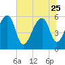 Tide chart for SE Paradise Island, Wando River, South Carolina on 2023/06/25