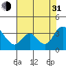 Tide chart for Rio Vista, Sacramento River Delta, California on 2021/07/31
