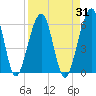 Tide chart for Roses Bluff, Bells River, Florida on 2023/08/31