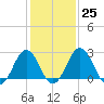 Tide chart for Wicomico River, Salisbury, Maryland on 2023/01/25