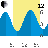 Tide chart for Sams Point, Lucy Point Creek, South Carolina on 2024/08/12
