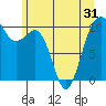 Tide chart for Langley, Washington on 2025/05/31