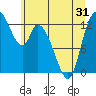 Tide chart for Shelton, Washington on 2025/05/31