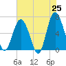 Tide chart for Daymark 135, South Newport River, Georgia on 2025/05/25