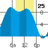 Tide chart for Blaine, Washington on 2021/01/25