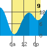 Tide chart for Vaughn Bay, Washington on 2023/08/9
