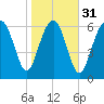 Tide chart for Vernon View, Burnside River, Georgia on 2024/01/31