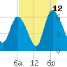 Tide chart for Wolf Island, Georgia on 2023/08/12