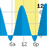 Tide chart for Wolf Island, Georgia on 2024/03/12