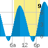 Tide chart for Wolf Island, Georgia on 2024/04/9