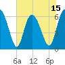 Tide chart for Bradley Point, Bradley River, Georgia on 2025/06/15