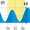 Tide chart for East River, Brunswick, Georgia on 2025/05/12