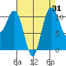 Tide chart for Quartermaster Marina, Washington on 2023/08/31