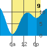Tide chart for Quartermaster Marina, Washington on 2023/08/9