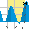 Tide chart for Ceylon, Woodbine, Georgia on 2025/06/24