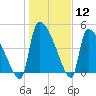 Tide chart for Champney Island, Brunswick, Darien, Altamaha River, Georgia on 2024/01/12