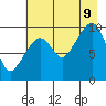 Tide chart for Point Brazil, Montague Island, Alaska on 2023/08/9