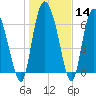 Tide chart for Dallas Bluff, Julienton River, Georgia on 2024/01/14