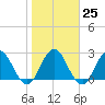 Tide chart for Dame Point, Florida on 2023/01/25