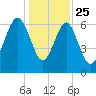 Tide chart for Distant Island, South Carolina on 2024/12/25