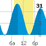 Tide chart for Distant Island, South Carolina on 2024/12/31