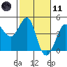 Tide chart for Ano Nuevo Island, California on 2021/02/11