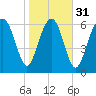Tide chart for Eagle Neck South, Newport River, Georgia on 2024/01/31