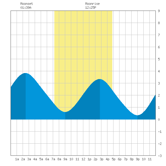 Tide Chart for 2022/01/11