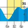 Tide chart for Neptune Beach, Intalco, Strait of Georgia, Washington on 2021/08/31