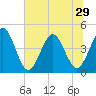 Tide chart for Fort George Island, Florida on 2025/06/29
